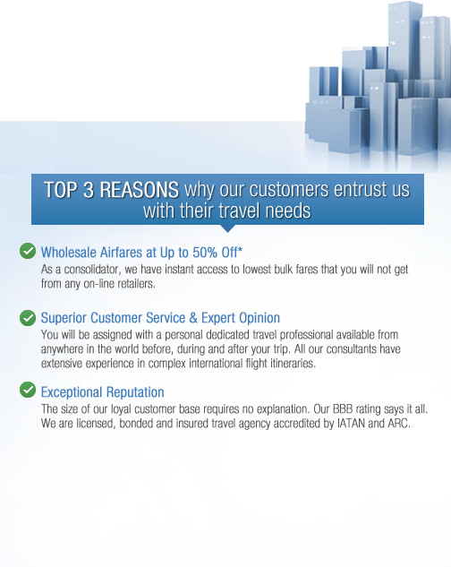 Top 3 Reasons Why Our Customers Entrust Us With Their Travel Needs